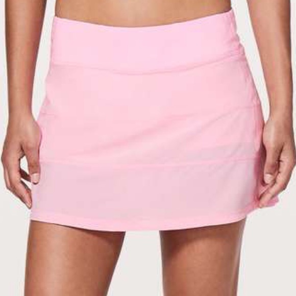 lululemon athletica Dresses & Skirts - Lululemon Pace Rival Skirt *4-way Stretch 15" Miami Pink
